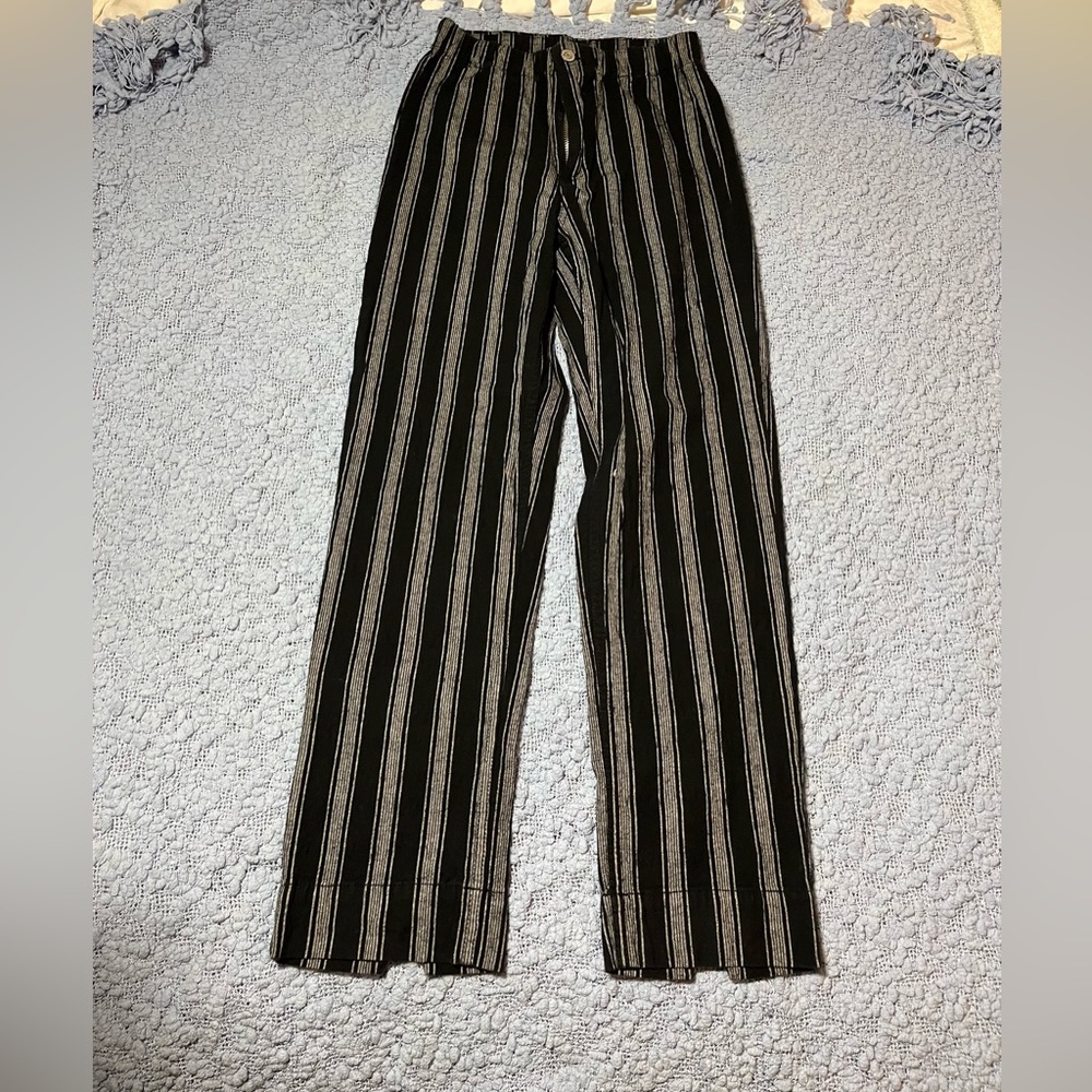Pin striped pants